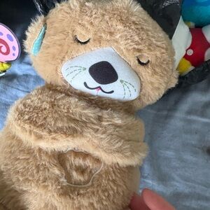 Sleeping sea otter with sound:)